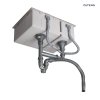 Oltens Stalvask zlewozmywak stalowy 1,5-komorowy 58x44 cm stal polerowana 71200100